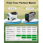 Télémètre Laser Golf 650-1700Y: Zoom 6X, Précision 0.5Y, Verrouillage Drapeau Rapide!
