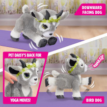 Just Play furReal Daisy The Yoga Goat – 11 Interactive Plush Toy for Kids