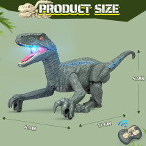 Dinosaure Télécommandé Réaliste Enfants 3-5 Ans, Rechargeable