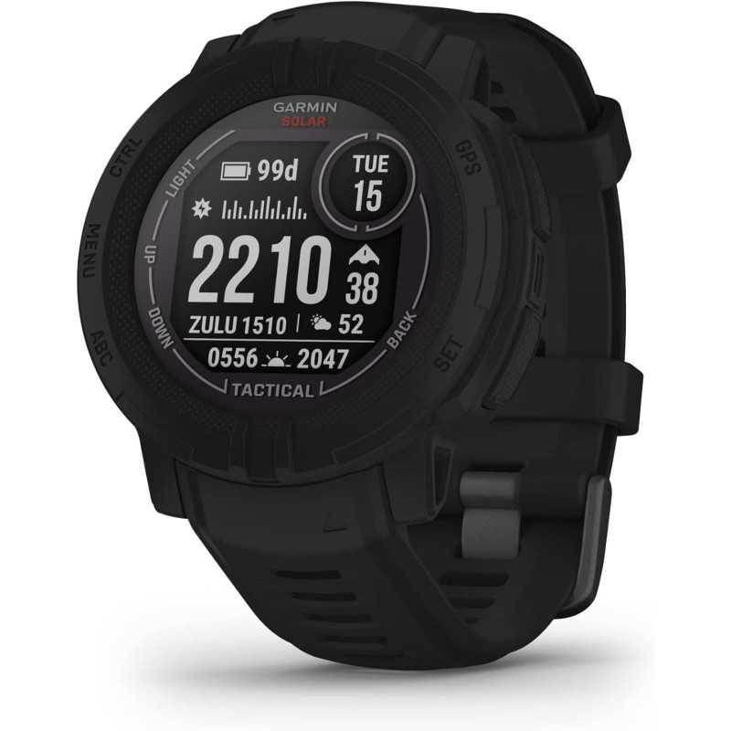 Garmin Instinct 2 Solar Tactical GPS Watch – Solar Charging & Multi-GNSS