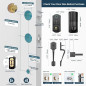 Serrure Intelligente SMONET pour Porte d'Entrée - Serrure Électronique avec Empreinte, Bluetooth et Alexa - Noir Serrure Intelligente SMONET pour Porte d'Entrée - Serrure Électronique avec Empreinte, Bluetooth et Alexa - Noir