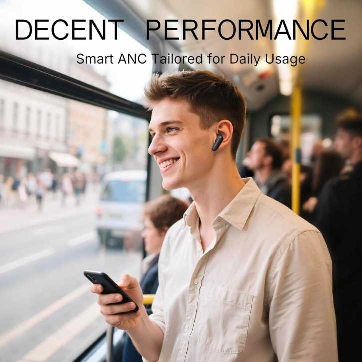 CMF Buds 2a Wireless Earbuds - 42dB Hybrid ANC, 12.4mm Bass Drivers, 4 Mic Calls, Sport Earbuds, Dark Grey CMF Buds 2a Wireless Earbuds - 42dB Hybrid ANC, 12.4mm Bass Drivers, 4 Mic Calls, Sport Earbuds, Dark Grey