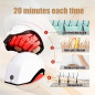 Casque de thérapie par lumière rouge - Traitement FDA pour la perte de cheveux - Régénération capillaire homme/femme Casque de thérapie par lumière rouge - Traitement FDA pour la perte de cheveux - Régénération capillaire homme/femme