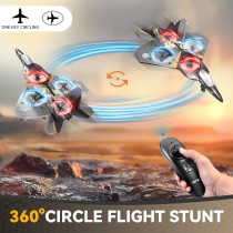 4DRC V17 RC Airplane for Kids & Adults – 360° Flip Fighter Jet Toy