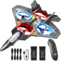 Avion Télécommandé 4DRC V17 - Jet Acrobate avec Lumières, Figures 360°, Capteur de Gravité, Cadeau Enfants Avion Télécommandé 4DRC V17 - Jet Acrobate avec Lumières, Figures 360°, Capteur de Gravité, Cadeau Enfants