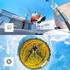 Insta360 ONE X2 : Caméra 360 Étanche 5.7K avec Stabilisation