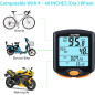 RISEPRO® Compteur Vélo Sans Fil Étanche avec Écran 4 Lignes et Rétroéclairage YT-813 RISEPRO® Compteur Vélo Sans Fil Étanche avec Écran 4 Lignes et Rétroéclairage YT-813