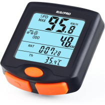 Compteur Vélo Sans Fil RISEPRO® Étanche avec Affichage LED
