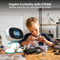 Misa 2: AI Smart STEM Robot for Kids 5-12 | Voice & Learning Games