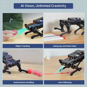 Robot Chien PuppyPi avec ChatGPT AI & Raspberry Pi 5 8GB