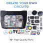 Playz Advanced Electrical Circuit Board Kit for Kids | 328+ STEM Projects on Electricity & Magnetism | Ages 8-13+ Playz Advanced Electrical Circuit Board Kit for Kids | 328+ STEM Projects on Electricity & Magnetism | Ages 8-13+