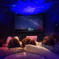 SFOUR Astronaut Galaxy Projector Night Light – Adjustable 360°, Multi-color, Remote & Timer, Bedroom/Party Décor, Gift for All