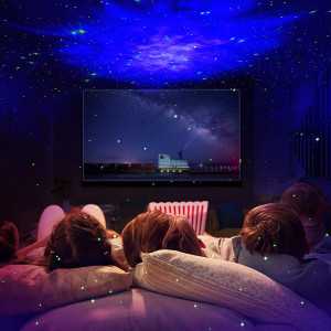 SFOUR Astronaut Galaxy Projector Night Light – Adjustable 360°, Multi-color, Remote & Timer, Bedroom/Party Décor, Gift for All