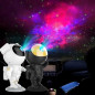 SFOUR Projecteur Galaxie Astronaute : veilleuse ajustable, déco chambre & fête, télécommande, cadeau enfants/adultes SFOUR Projecteur Galaxie Astronaute : veilleuse ajustable, déco chambre & fête, télécommande, cadeau enfants/adultes