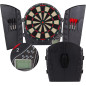 Arachnid Reactor Electronic Dartboard & Cabinet with LCD, Cricket, 8-Player Scoring, Black Arachnid Reactor Electronic Dartboard & Cabinet with LCD, Cricket, 8-Player Scoring, Black