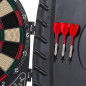 Arachnid Reactor Electronic Dartboard & Cabinet with LCD, Cricket, 8-Player Scoring, Black Arachnid Reactor Electronic Dartboard & Cabinet with LCD, Cricket, 8-Player Scoring, Black