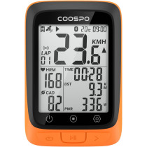 COOSPO Wireless GPS Bike Computer with Bluetooth/ANT+, Waterproof, Auto Backlight, 2.4 LCD Speedometer