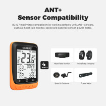 COOSPO Wireless GPS Bike Computer with Bluetooth, Waterproof & Backlight