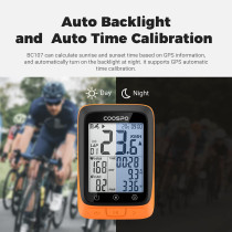 COOSPO Wireless GPS Bike Computer with Bluetooth, Waterproof & Backlight