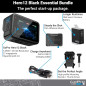 GoPro Hero12 Black - Caméra d’Action Étanche 5.3K60 UHD, 27MP, HDR, Stabilisation, Streaming Live