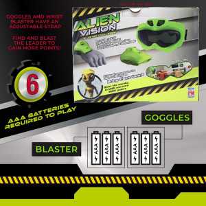 Fotorama Alien Vision Action Game - Wrist Blaster & Space Goggles for Indoor/Outdoor Fun & Skill Building