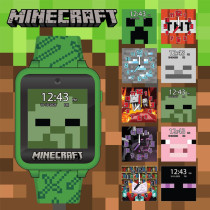 Minecraft Kids Smart Watch – Touchscreen, Camera, Games & More