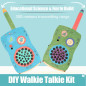 Kits STEM de bricolage pour enfants 5-14 ans – Jouets éducatifs, talkies-walkies, activités scientifiques Kits STEM de bricolage pour enfants 5-14 ans – Jouets éducatifs, talkies-walkies, activités scientifiques