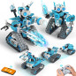 Kit Robot STEM 5 en 1, 398 pièces, contrôle APP & télécommande, jouet éducatif pour enfants 6-12+ ans