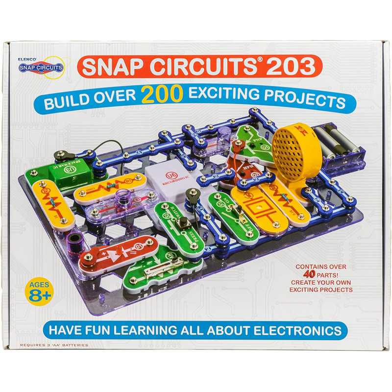 Snap Circuits 203 Kit | 200+ STEM Projects | 42 Modules & Color Manual