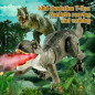 Remote Control T-Rex Dinosaur Toy with Realistic Legs & Spray Stream, Robot Dinosaur Gift for Boys 3-7 Years
