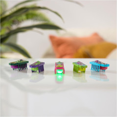 HEX BOTS Nano 5 Pack - Mini Robots Sensoriels pour Enfants & Chats