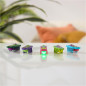 HEX BOTS Nano 5 Pack Mini Robot Toys with Bonus Flash Bot, Sensory Vibration Toy for Kids 3+ & Cats
