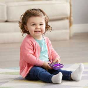 Téléphone Emoji LeapFrog Chat and Count - Violet, Apprentissage et Jeu Educatif