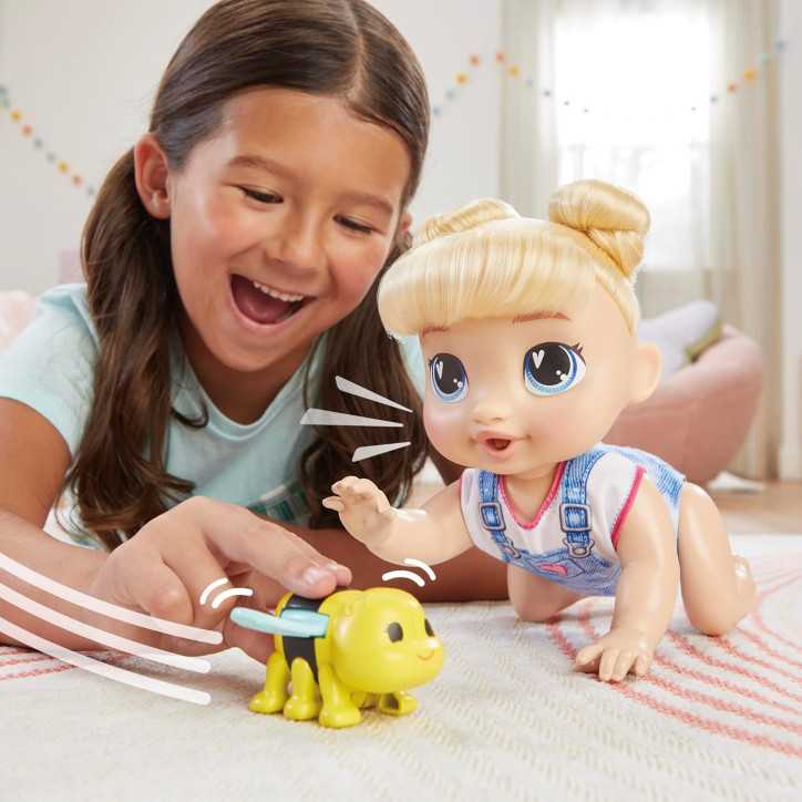 Poupée électronique Baby Alive Harper Hugs, 27 cm, cheveux blonds, jouet pour enfants dès 3 ans