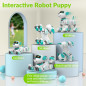 STEMTRON Robot Animal Programmable Télécommande Interactive Chien & Chat RC LED Danse Musique STEMTRON Robot Animal Programmable Télécommande Interactive Chien & Chat RC LED Danse Musique
