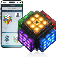 Connect Cube AI : Rubik's Cube Intelligent avec Musique & 10 Puzzles