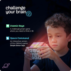 Rechargeable Game Activity Cube - Fun Brain Games for Kids & Teens