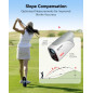 REDTIGER Mini Golf Rangefinder 1200 Yards, IP65 Waterproof, Slope Switch, 7X Magnification, Magnetic & Rechargeable REDTIGER Mini Golf Rangefinder 1200 Yards, IP65 Waterproof, Slope Switch, 7X Magnification, Magnetic & Rechargeable