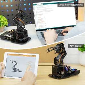 Bras Robotique 5DOF Arduino AI - Kit STEM Open Source éducatif