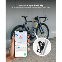 Traceur vélo compatible Apple Find My, étanche et antivol