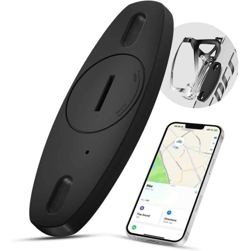 Waterproof Bike Tracker for Apple Find My | Hidden Anti-Theft Smart Tag