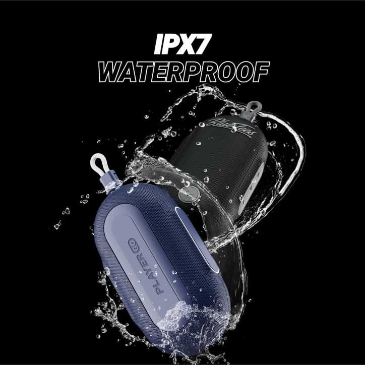 Blue Tees Golf Player Go - Compact GPS Speaker with Bluetooth, Auto Course Recognition, IPX7 Waterproof, 16H Battery Blue Tees Golf Player Go - Compact GPS Speaker with Bluetooth, Auto Course Recognition, IPX7 Waterproof, 16H Battery