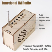 Jouets STEM & Kits Science DIY Radio pour Enfants 5-15 ans