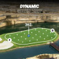 Blue Tees Golf Ringer - GPS Golf Portable Magnétique, Écran Tactile, Étanche, 40,000+ Parcours, 10h Batterie