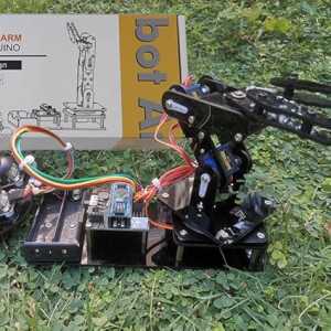 Robot Arm for Arduino - Smart Programmable Robot Kit for Beginners to Learn Electronics, Coding & STEM