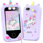 Kids Smart Phone for Girls 3-10, 2.8 Touchscreen Toy with Dual Camera, Games, Music, 8GB Purple Kids Smart Phone for Girls 3-10, 2.8 Touchscreen Toy with Dual Camera, Games, Music, 8GB Purple