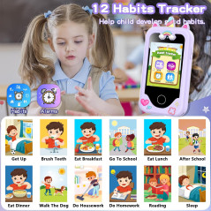 Kids Smart Phone for Girls 3-10 | Educational Toy with Camera & Games