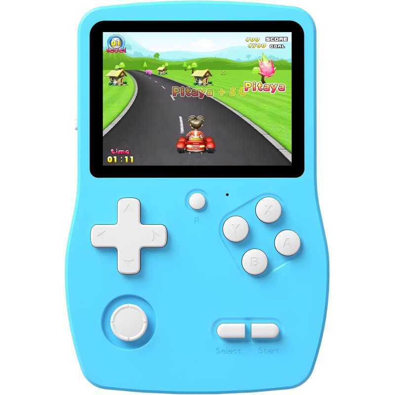 32-Bit Handheld Game Console with 139 Preloaded Games - Portable & Rechargeable