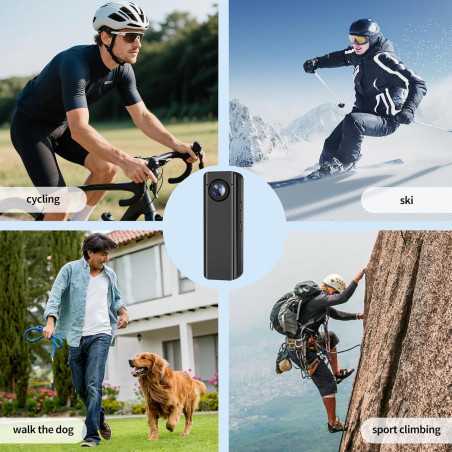 Small but mighty: A100 4K camera capturing your epic moments without slowing you down