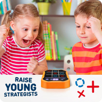 Electronic Tic-Tac-Toe Handheld Game | 3-in-1 Brain & Memory Gift